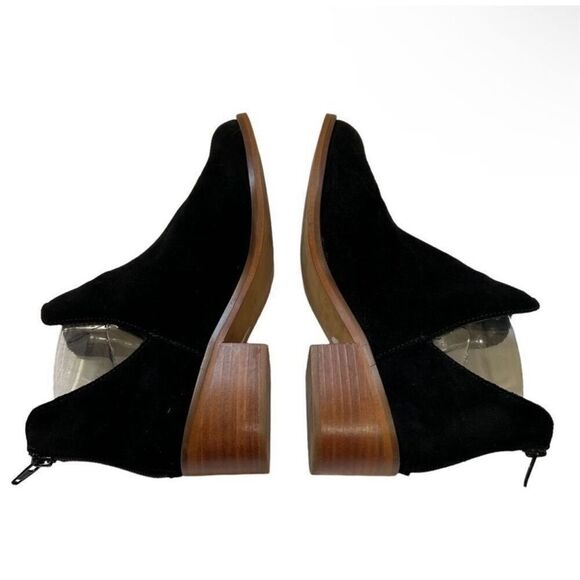 Steve Madden 7M Black Suede Lancaster Ankle Bootie Women’s - Picture 3 of 8